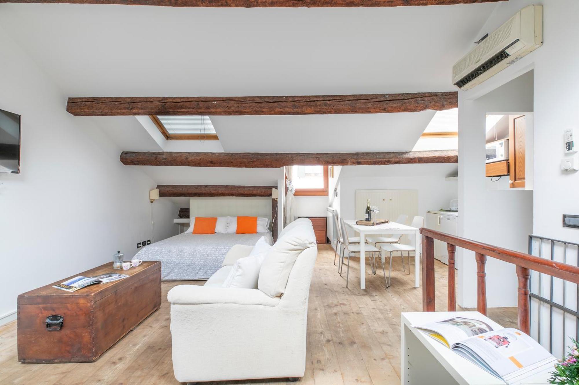 Nice Lovely Attic For 4 Person With Wifi - A/C Veneza Exterior foto
