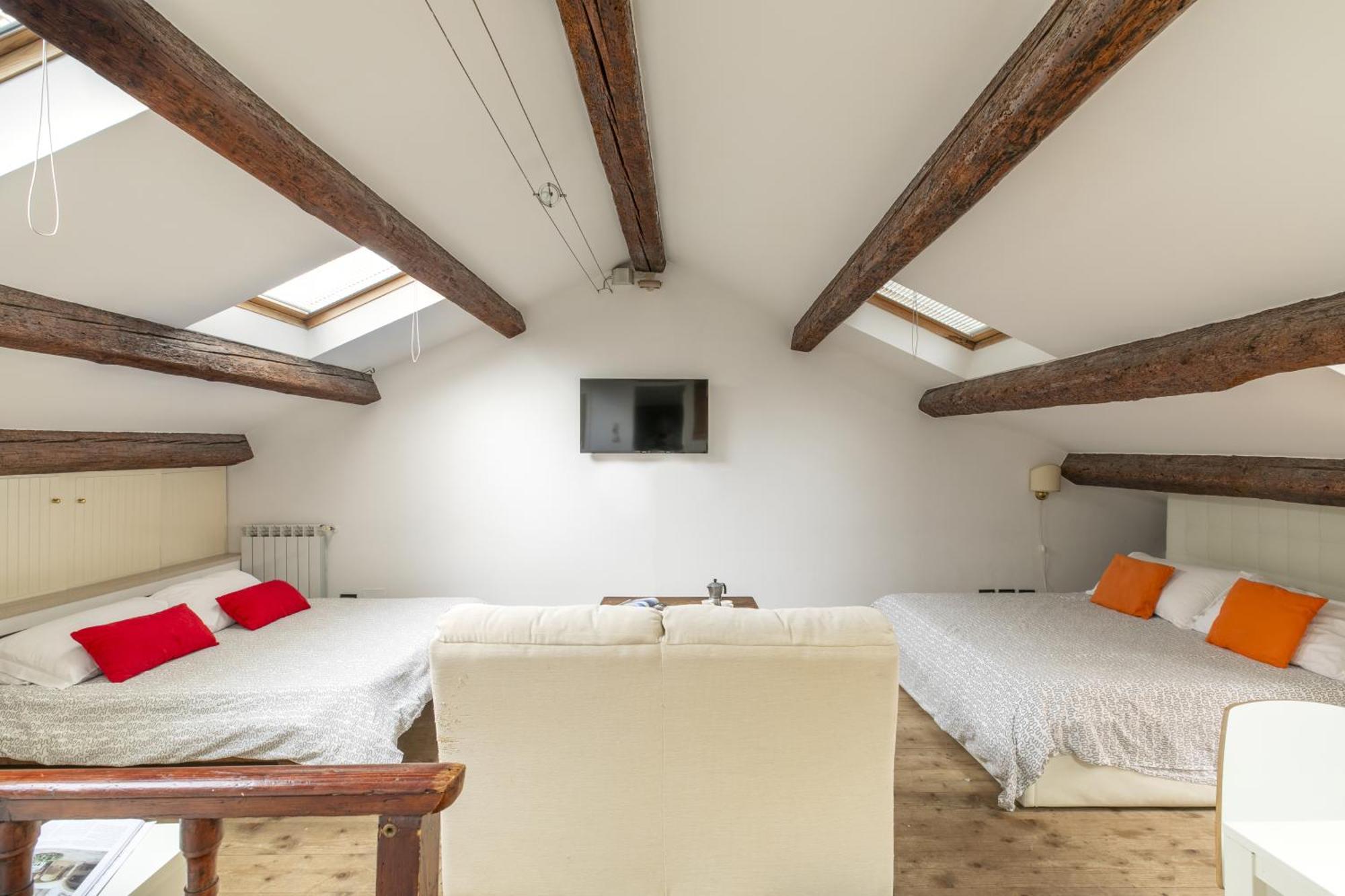 Nice Lovely Attic For 4 Person With Wifi - A/C Veneza Exterior foto
