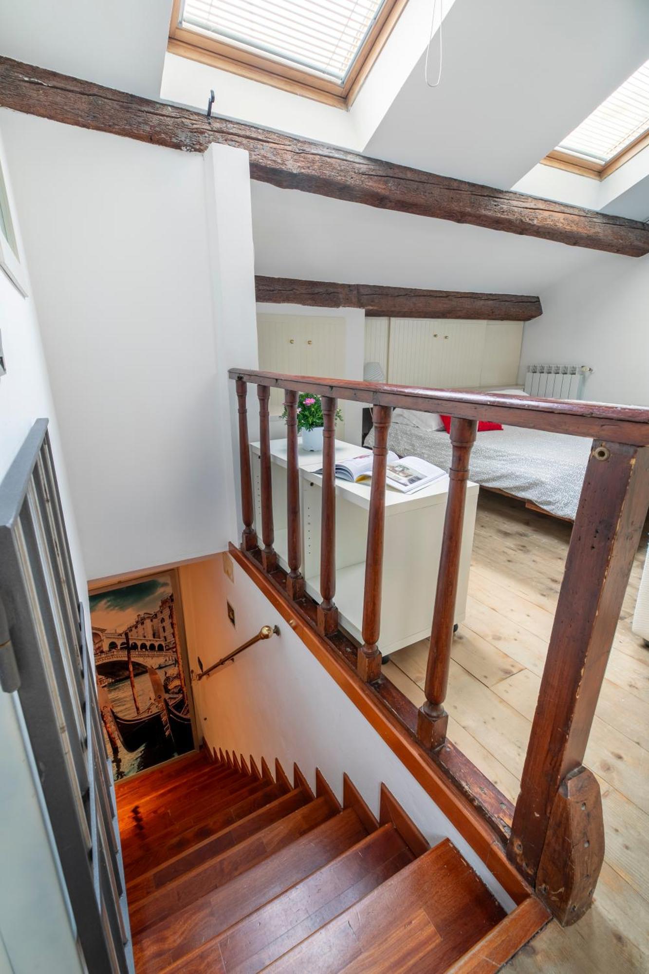 Nice Lovely Attic For 4 Person With Wifi - A/C Veneza Exterior foto