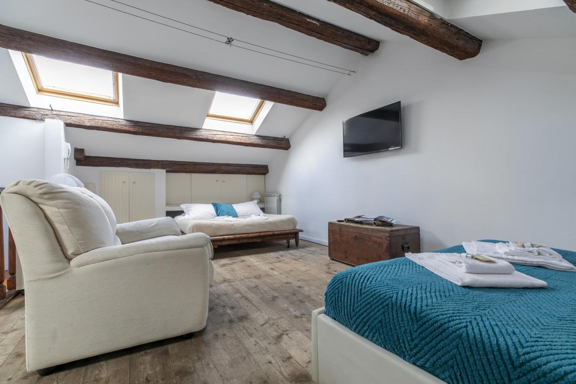 Nice Lovely Attic For 4 Person With Wifi - A/C Veneza Exterior foto