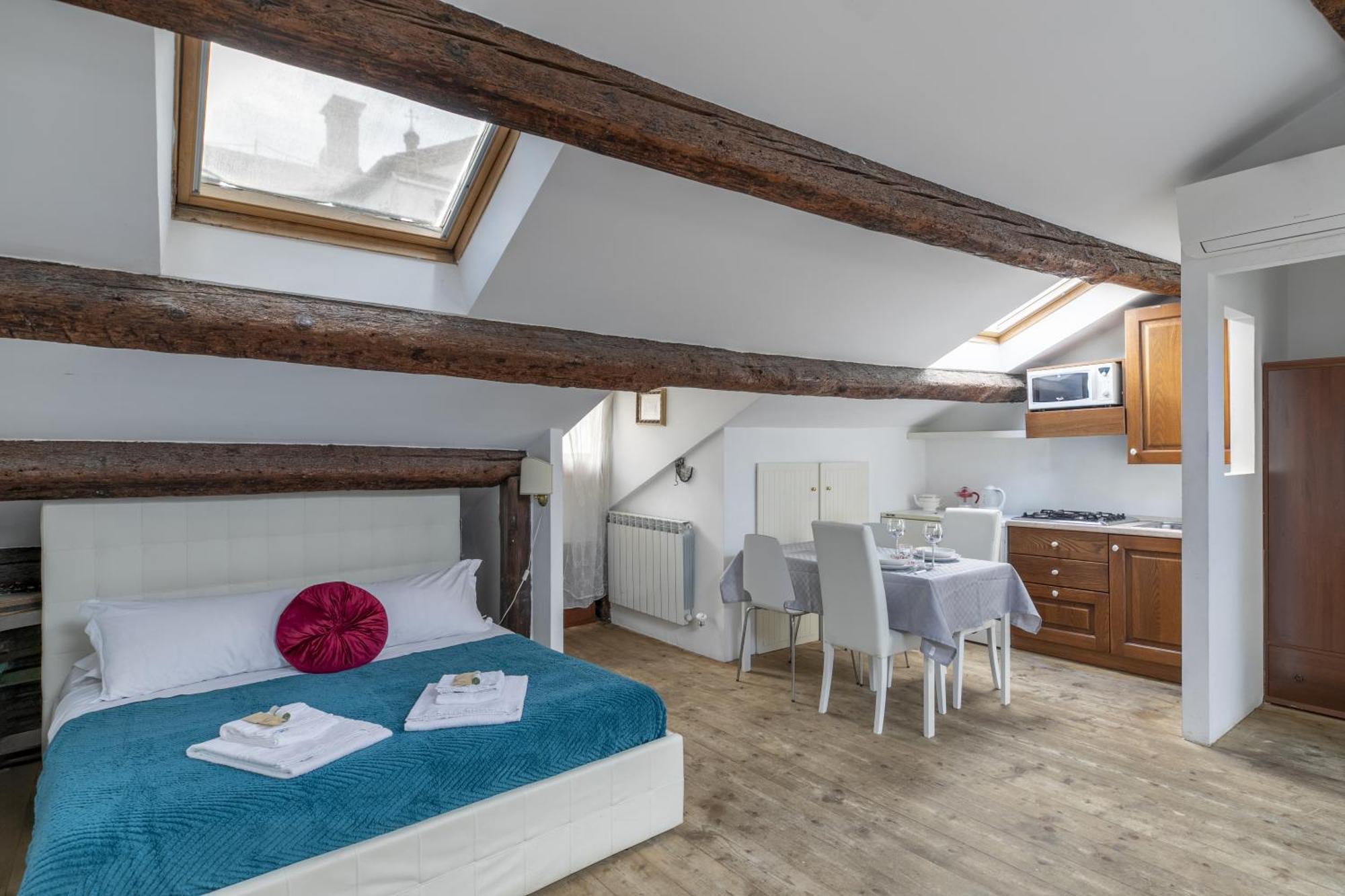 Nice Lovely Attic For 4 Person With Wifi - A/C Veneza Exterior foto