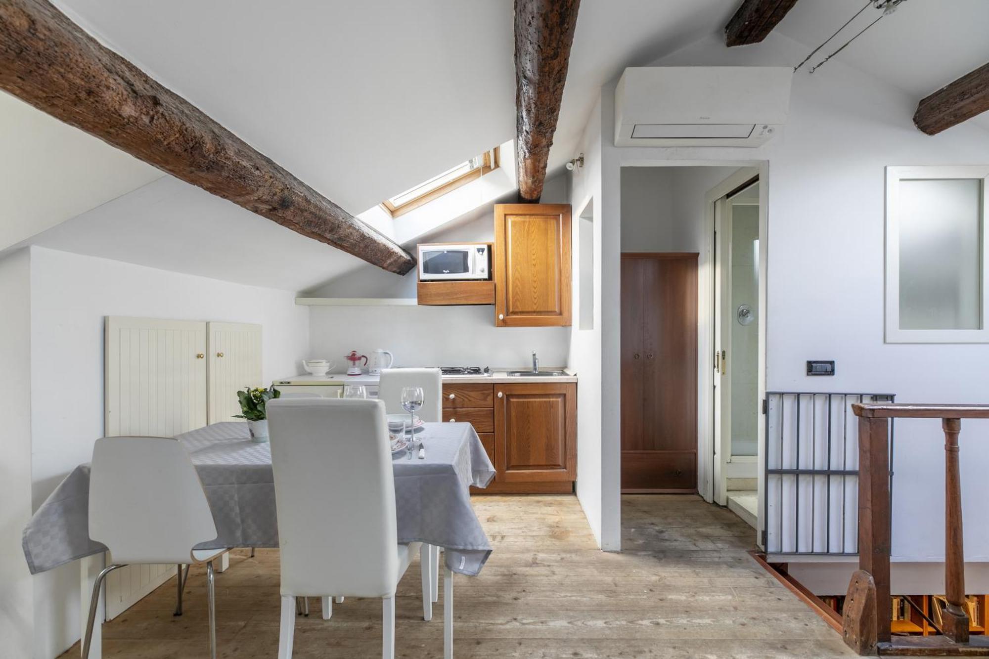 Nice Lovely Attic For 4 Person With Wifi - A/C Veneza Exterior foto
