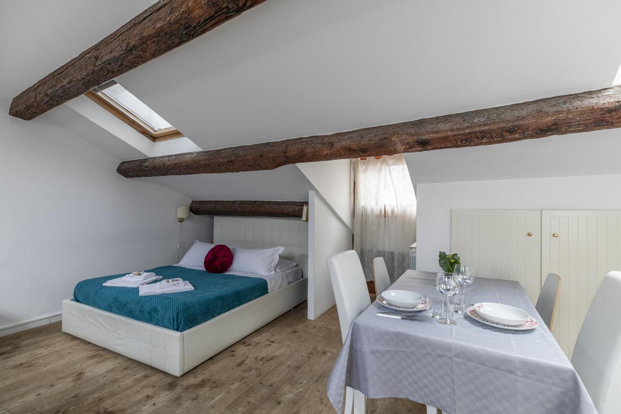 Nice Lovely Attic For 4 Person With Wifi - A/C Veneza Exterior foto