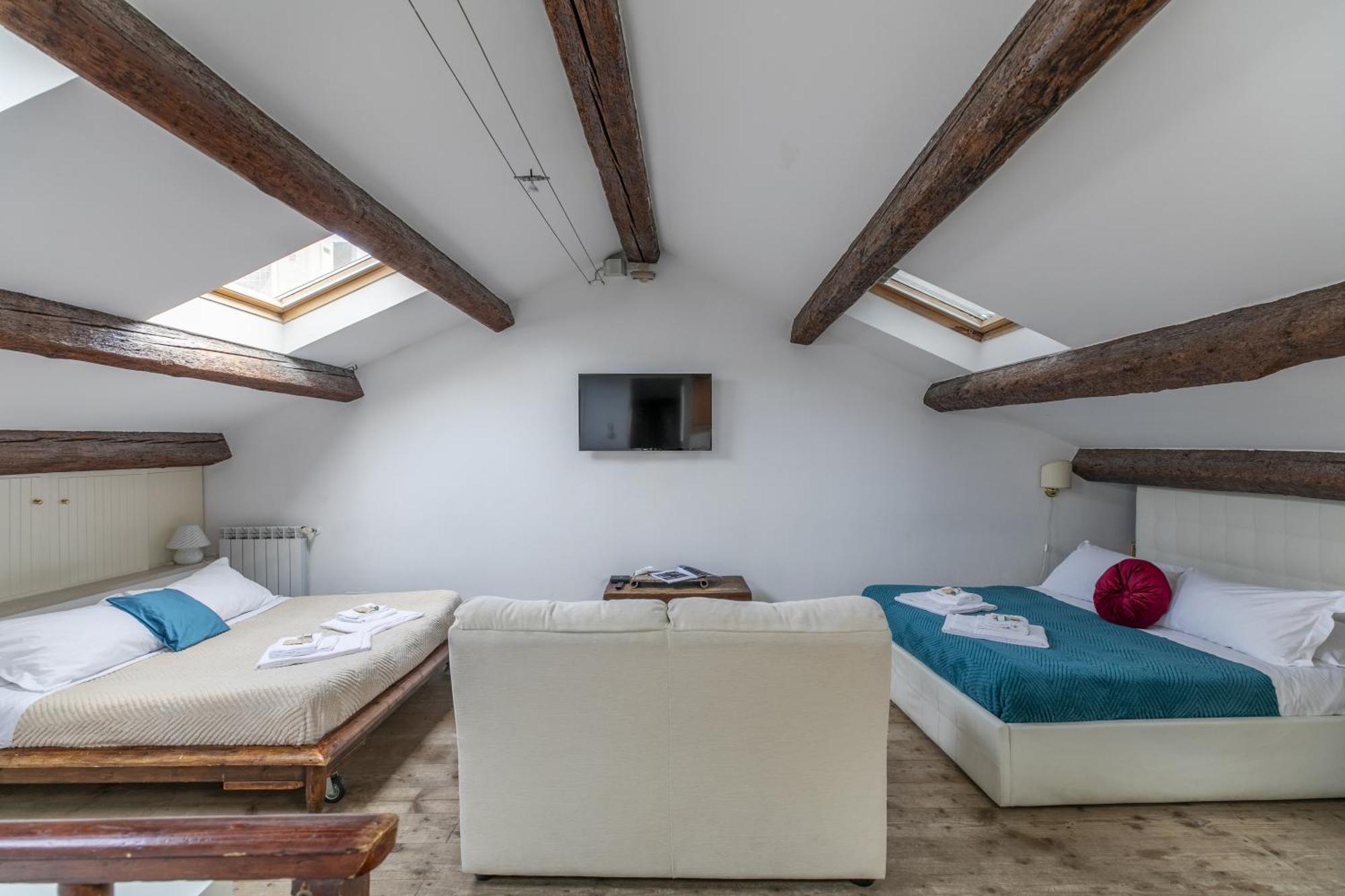 Nice Lovely Attic For 4 Person With Wifi - A/C Veneza Exterior foto